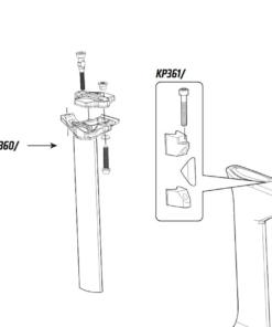 Cannondale Spares Cannondale Slice Multisport Seatpost Wedge Assembly - KP361 for Clamps & Parts -Seatposts & Clamps Sales 97185 5